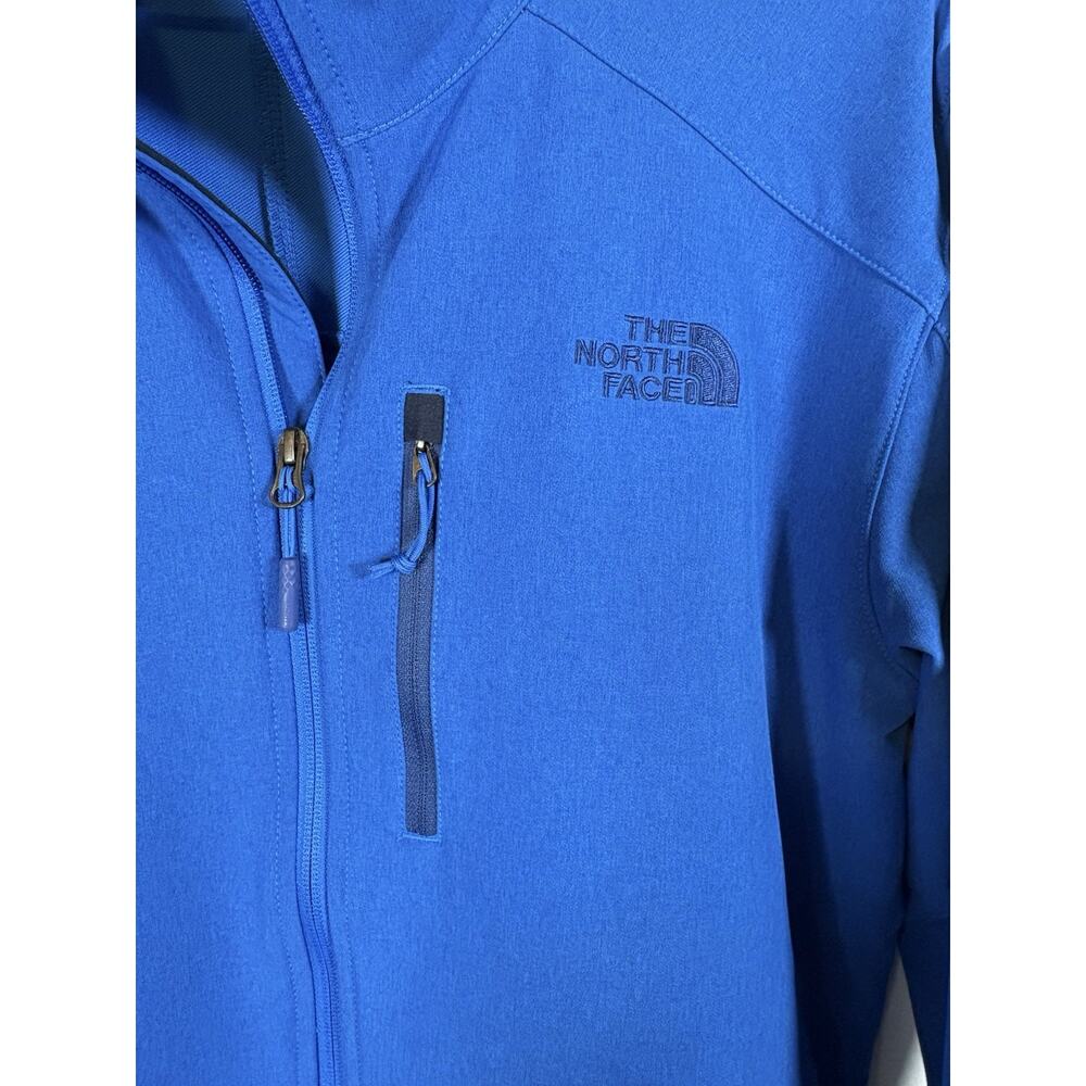 North Face Apex Pneumatic Jacket Men's Large Blue Full Zip Softshell Windwall - Picture 5 of 15